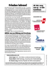 Verdi, GEW, Fried:A, Hamburger Forum: Frieden lernen